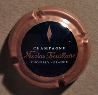 PLAQUE DE  MUSELET-CAPSULE CHAMPAGNE NICOLAS FEUILLATTE - Feuillate