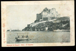 Napoli Dintorni Di Baia Il Castello Animato Ragozino Pionere Carte Tachée Carta Macchiata - Napoli