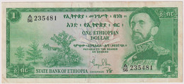 ETHIOPIA 1 DOLLAR ND (1961) P-18 - Etiopía