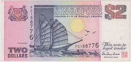 SINGAPORE , 2 DOLLARS ND ( 1990) P-27 - Singapore