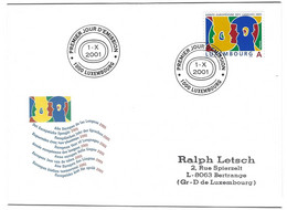 Luxembourg 2001 Langage ¦ Language ¦ Sprache - Brieven En Documenten