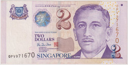 SINGAPORE , 2 DOLLARS ND ( 1999) P-38 , UNC - Singapur