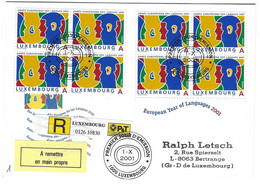 Luxembourg 2001 Langage ¦ Language ¦ Sprache - Storia Postale