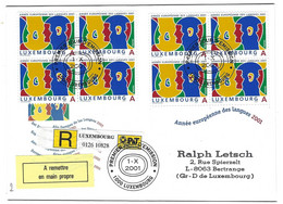 Luxembourg 2001 Langage ¦ Language ¦ Sprache - Storia Postale