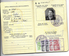 ESPAGNE CONSULAT PERPIGNAN - BRIGIDA GARCIA PENA VDA DE MARTINEZ NEE EN 1903 A DUENAS (ESPAGNE) - PASSEPORT - Historical Documents