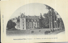 - SAINT JULIEN L'ARS - Le Château,vue Prise Du Parc Au Sud Est - Saint Julien L'Ars