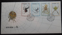 Transkei - Africa - FDC 27-8-1987 - Spiders Complete Set Of 4 Stamps - Ragni