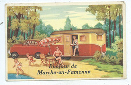 Marche En Famenne Bonjour ( Cachet De Marche En Famenne ) - Marche-en-Famenne