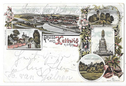 KETTWIG ESSEN (Allemagne) Précurseur Carte Illustrée Gruss Voyagée 1897 - Essen