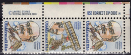 ETATS-UNIS USA Poste Aérienne Air Mail 87 Et 88 ** Octave CHANUTE Pionnier Aviation Bord De Feuille Use Correct Zip Code - 3b. 1961-... Nuovi