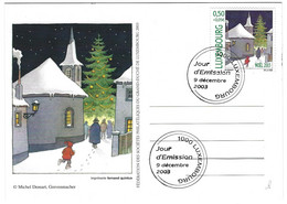 Luxembourg 2003 Noel Eglise Ehnen ¦ Christmas Church ¦ Weihnachten Kirche - Covers & Documents