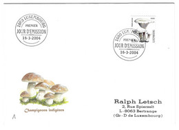 Luxembourg 2004 Champignon ¦ Mushroom ¦ Pilz - Cartas