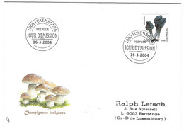 Luxembourg 2004 Champignon ¦ Mushroom ¦ Pilz - Brieven En Documenten