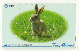 JAPON  TELECARTE LAPIN N° 290-199 Date 1988 - Conejos