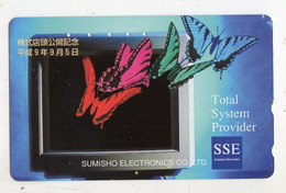 TELECARTE JAPON PAPILLON - Butterflies