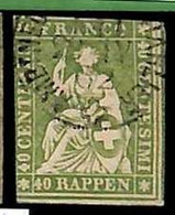 95002aH -  SWITZERLAND - STAMP - Zumstein # 26C Or 26G - USED Faulty - Gebraucht