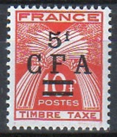 REUNION 1949 - TIMBRE TAXE NEUF YT N°TT41 - RU644 - Portomarken