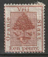 Orange River Colony 1868 Sc 3  MH* Wrinkled - Orange Free State (1868-1909)