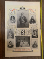 1905 IB Belgique Notre Dynastie 1830 - 1905 Leopold 2 Roi Des Belges - Verzamelingen