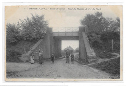 (29246-62) Barlin - Route De Noeux - Pont Du Chemin De Fer Du Nord - Barlin