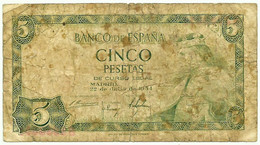 ESPAÑA - 5 Pesetas - 22.07.1954 - Pick 146 - Serie H - King Alfonso X - 5 Peseten