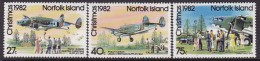 Norfolk Island 1982 Christmas Sc 299-301 Mint Never Hinged - Ile Norfolk