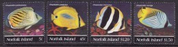 Norfolk Island 1995 Butterfly Fish Sc 577-80  Mint Never Hinged - Norfolk Eiland