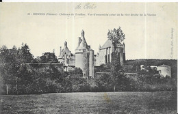 - BONNES C/ Saint Julien L'Ars - Le Château De Touffou - Vue D'ensemble Prise De La Rive D De La Vienne - Chateau De Touffou