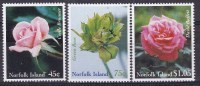 Norfolk Island 1999 Roses Sc 683-85 Mint Never Hinged - Ile Norfolk