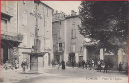 GARD SUMENE PLACE DE L'EGLISE - Sumène