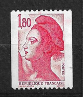 France N°2223a  N° Rouge Variété Demies Bande De Phosphore Neufs  * * TB = MNH VF Voir Scans Le Moins Cher Du Site ! ! ! - Nuovi