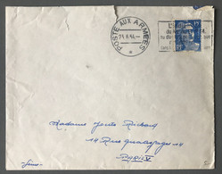 France Enveloppe, TAD POSTE AUX ARMEES 23.6.1954 - (B3612) - 1921-1960: Modern Period