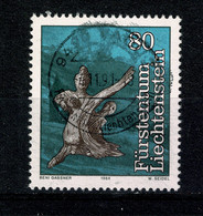 Ref 1448 - Liechtenstein 1984 Legends 80r - Used Stamp SG 840 - Supernatural & Myths Thme - Gebraucht