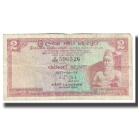 Billet, Ceylon, 2 Rupees, 1977, 1977-08-26, KM:72c, TB - Malasia