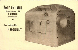 Tours * établissement Ph. LAFON * Le Moulin Modul * Cpa Publicité Ancienne - Tours