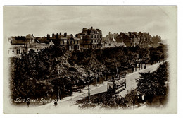 Ref BB 1450  - Early Postcard - Open Top Tram - Lord Street Southport - Lancashire - Southport