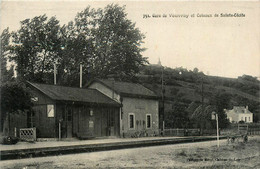 Vouvray * La Gare * Ligne Chemin De Fer Indre Et Loire * Les Coteaux Ste Cécile - Vouvray