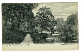 Ref BB 1450  - Early Postcard - Pic Tor Walk - Matlock Bridge - Derbyshire Paek District - Derbyshire