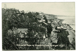 Ref 1451 - 1913 Postcard - General View Of Shanklin - Isle Of Wight - Autres & Non Classés