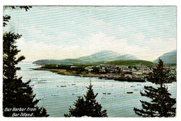 Ref 1451 - Early Postcard - Bar Harbour From Bar Island On Mount Desert Island - Maine USA - Autres & Non Classés