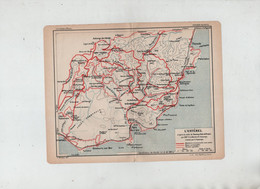 L'Estérel Itinéraires Recommandés Aux Autos Routes Carrossables Chemins Cyclables Voie Ferrée   1925 - Zonder Classificatie