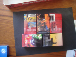 GREECE 5 USED BOX CIGARETTES MARLBORO LIMITED EDITION   3 SCAN - Etuis à Cigarettes Vides