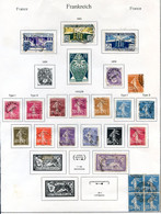 TIMBRES FRANCE REF180120...Lot De Timbres Années 1925/1929, Oblitérés - Oblitérés