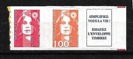 France Bande De Carnet N° 3009b  Avec Repères Rouges Neufs * * TB= MNH VF Voir Scans   - Unused Stamps