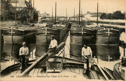 Compiègne * Péniches Sur L'oise Et Le Pont * Batellerie Péniche - Compiegne