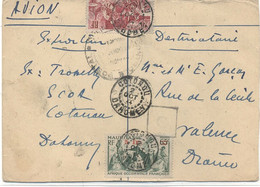 DAHOMEY : Carte Postale Par Avion Pour LA FRANCE , AFFie N°131 (guinéé) +N°135 (mauritanie) - Lettres & Documents