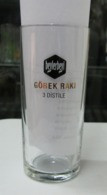 AC - BEYLERBEYI GOBEK RAKI 3 X FILTRATED / DISTILLED GLASS WITH MEASUREMENT  ​​​​​​​FROM TURKEY - Altri & Non Classificati