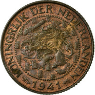 Monnaie, Pays-Bas, Wilhelmina I, Cent, 1941, TB+, Bronze, KM:152 - 1 Cent