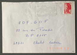 France N°2376 Variété Trait De Couleur En Haut Sur Enveloppe 2.12.1985 - (B3650) - 1961-....