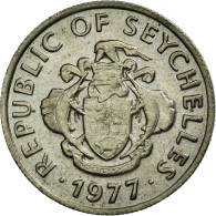 Monnaie, Seychelles, 25 Cents, 1977, British Royal Mint, TB+, Copper-nickel - Seychelles